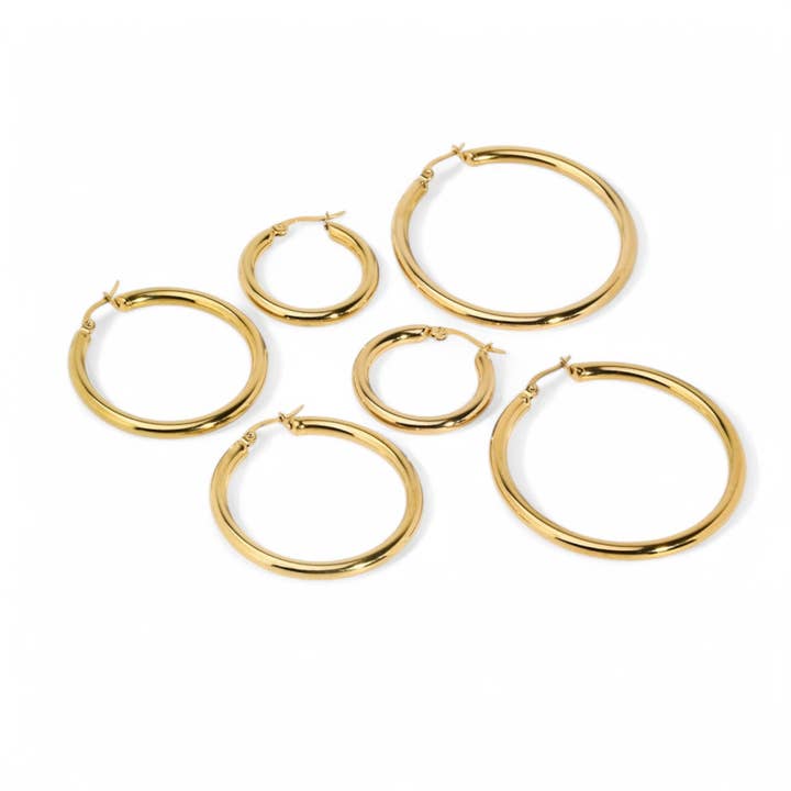 Idlewild Everyday - Wholesale Hoop Earrings - Lennox Hoop Earrings