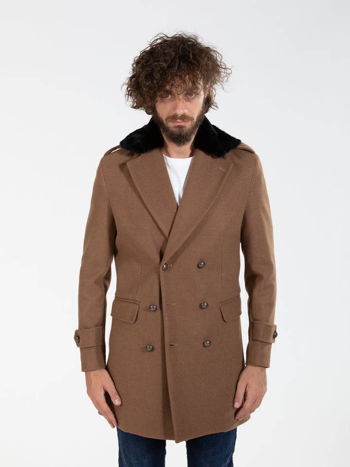 Coat With Fur for wholesale by Why Not Brand