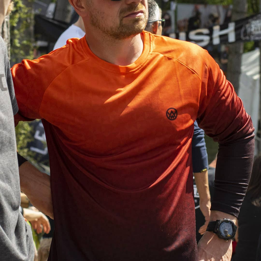 Odyssey Activewear - Wholesale Sporttop - Heren - Triangulation Molten MTB-shirt met lange mouwen7