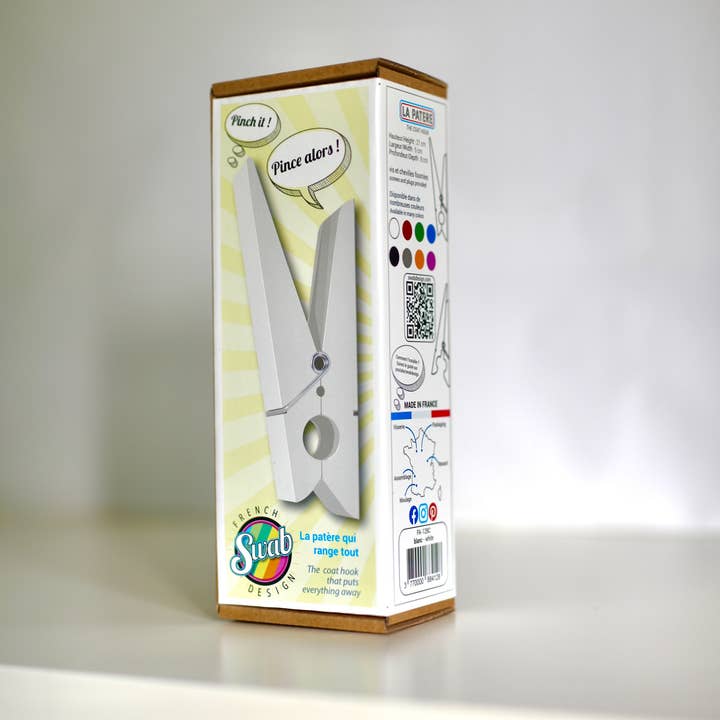 Mat Orange ABS und Edelstahl Mantelhaken Orange – PINCE ALORS für den Großhandel auf Faire10