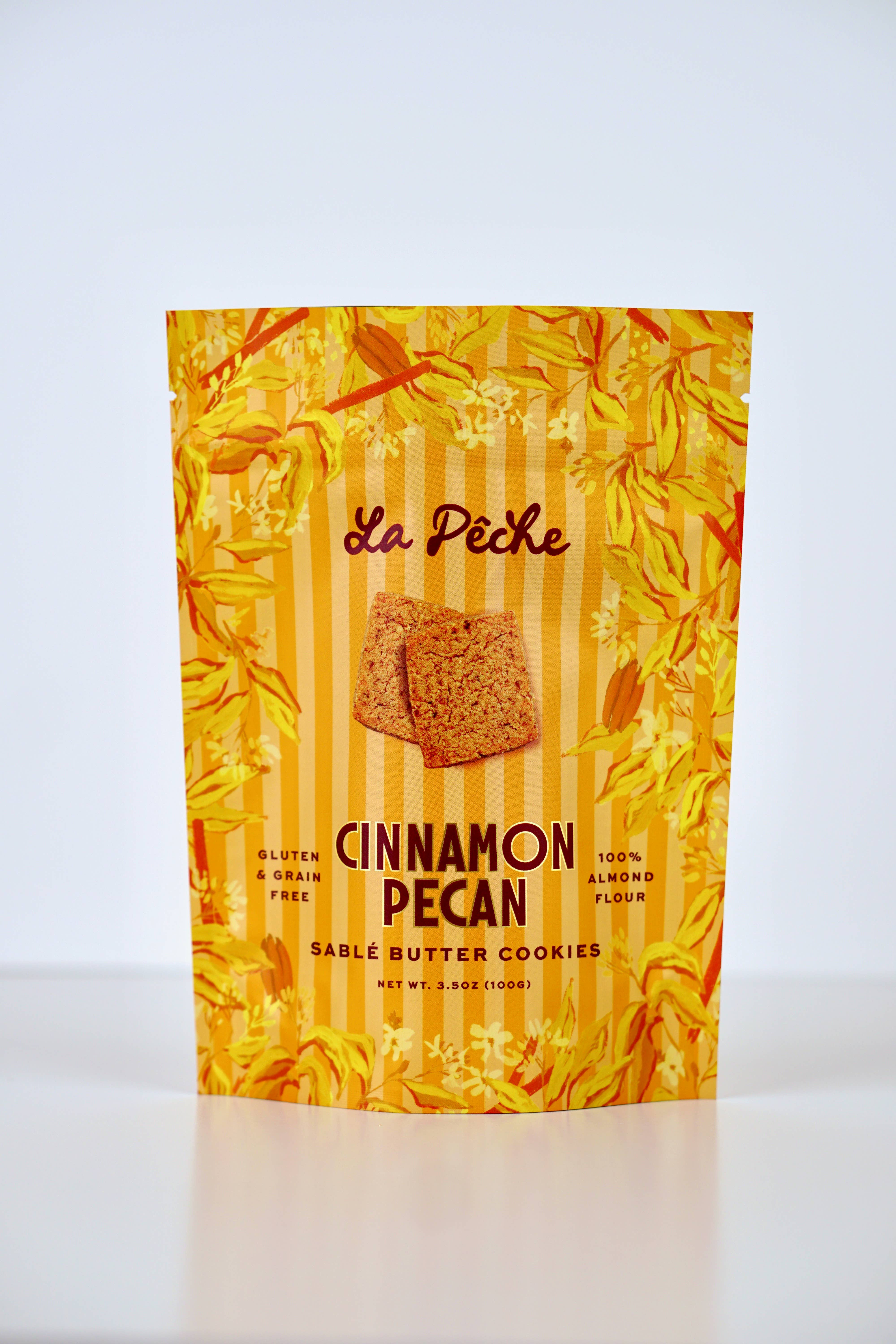 La Pêche - Venta al por mayor Galletas - Galleta de mantequilla sablé de canela y pacana0