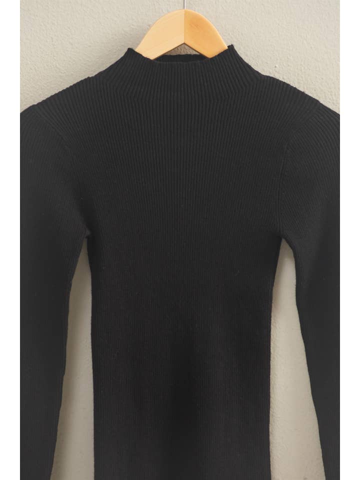 HYFVE - Wholesale Knit Top - Women's - Ribbed Mock Neck Long Sleeve Knit Top18