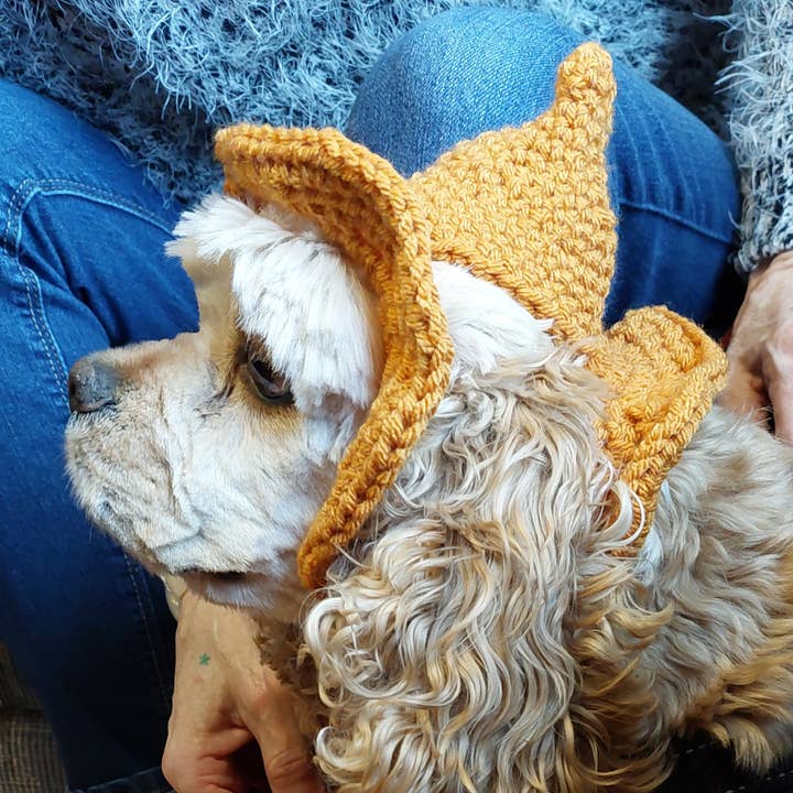 Glitter Ghost Clothing and Accessories – chapéu - Cão por atacado – Chapéu Crochet Brilha - Chapéu de Gato - Chapéu de Pet6