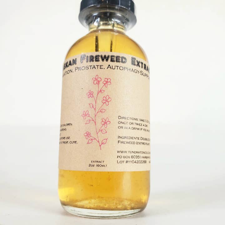 Tundra Tonics – Großhandel Tinkturen – Alaskan Weidenröschen Tinktur. Doppelte Weidenröschen extrahieren.