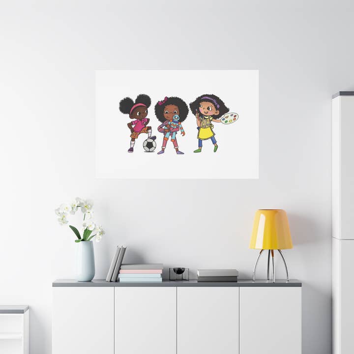 Ikuzi Dolls - Wholesale Art Print - Kids & Baby - Kids' Canvas Wall Art - Playful Characters for Creative Spaces121