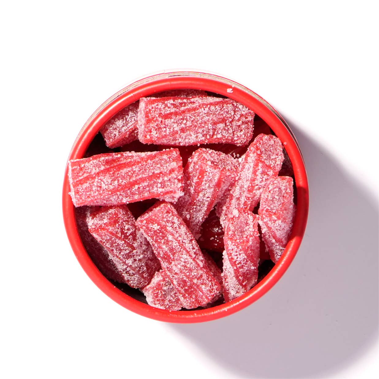 Licorice.com | Caramels.com | Taffy.com - Wholesale Licorice - Strawberry Sour Licorice Twists - (8oz Tube)1