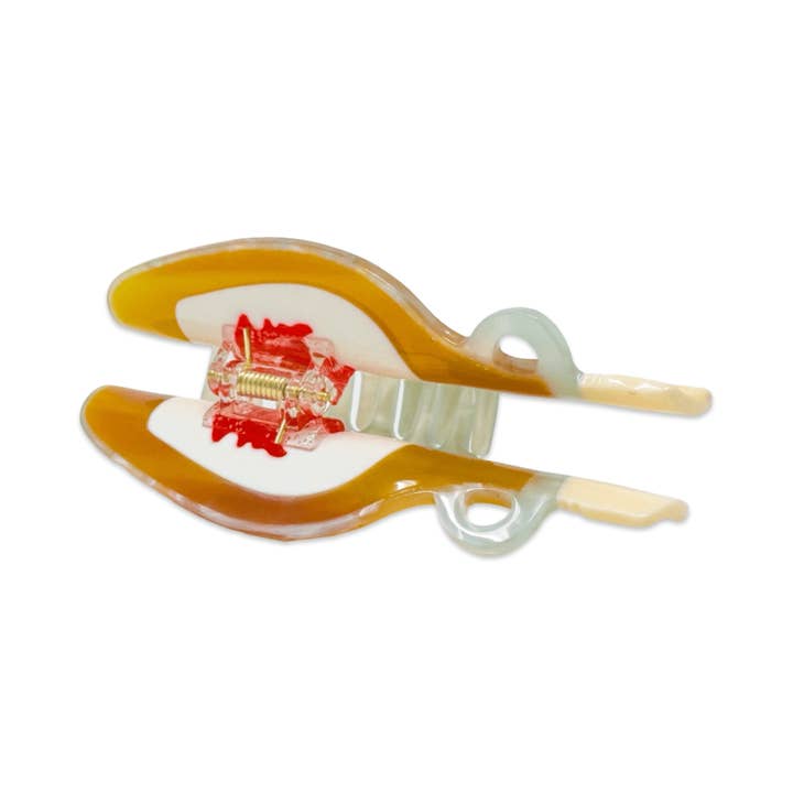 Jenny Lemons - Wholesale Hair clip – Women’s - Large Maple Syrup Hair Claw Clip6