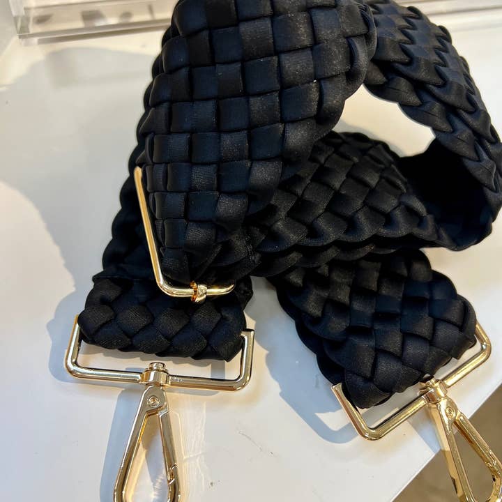 Woven Neoprene Strap BLACK | shoptaylorgray for wholesale by TAYLOR GRAY