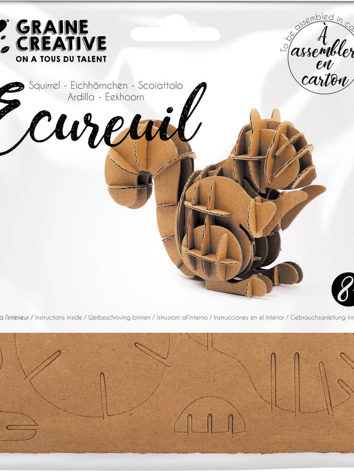 MAQUETTE ECUREUIL pour la vente par Graine Créative