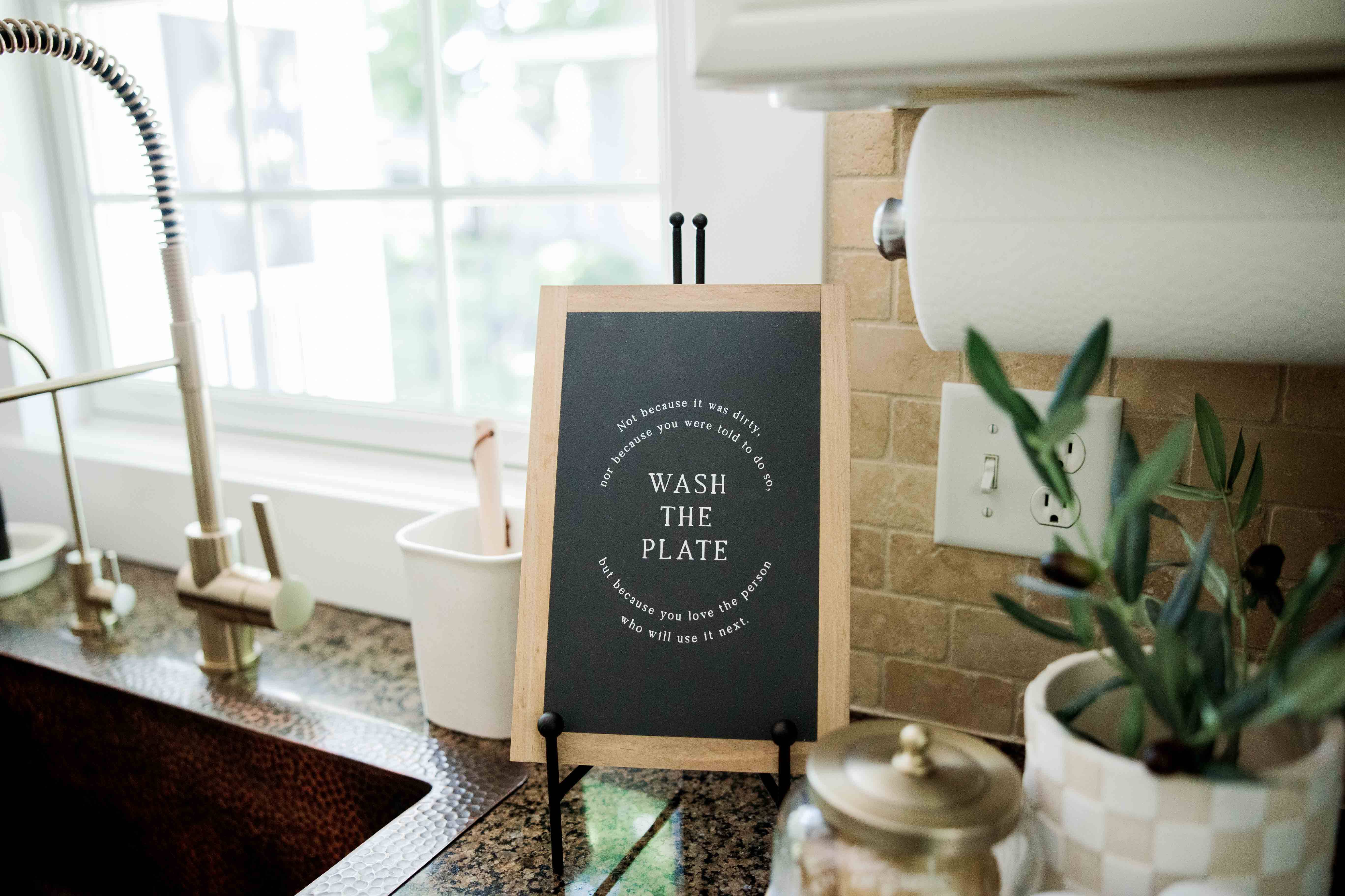 Joyfully Said - Wholesale Sign - Wash the Plate | Wall Art9