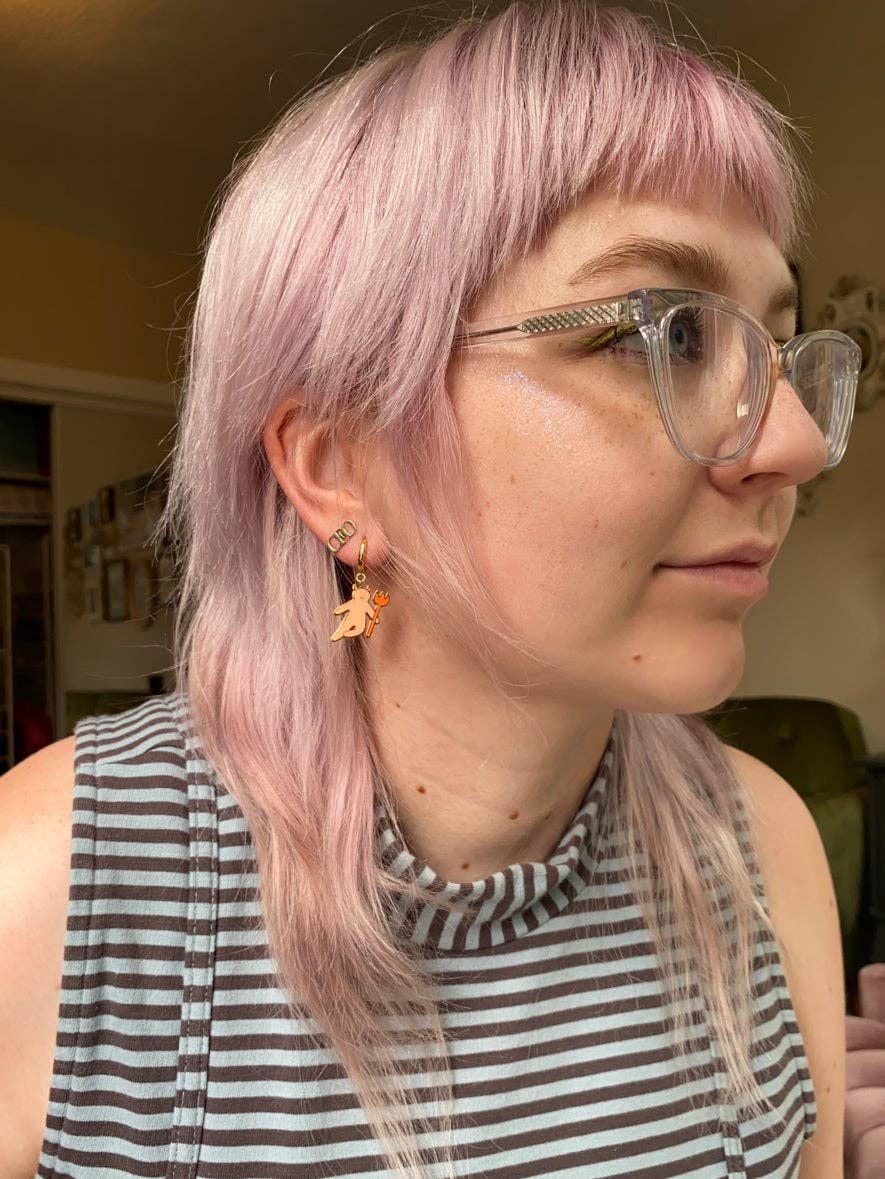 The Peach Fuzz – wholesale Huggie earrings – Sugar and Spice Huggies5