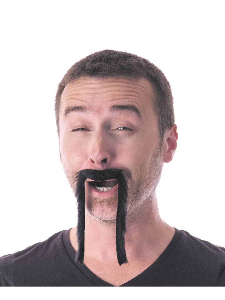 Party Pro - Wholesale Costume - Unisex - BLACK CHINESE MUSTACHE2