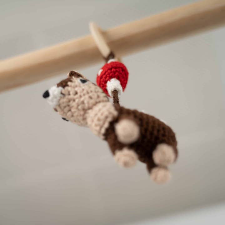 SindiBaba - Wholesale Classic Toy - Kids - crochet toy bow pendant deer AUDREY5