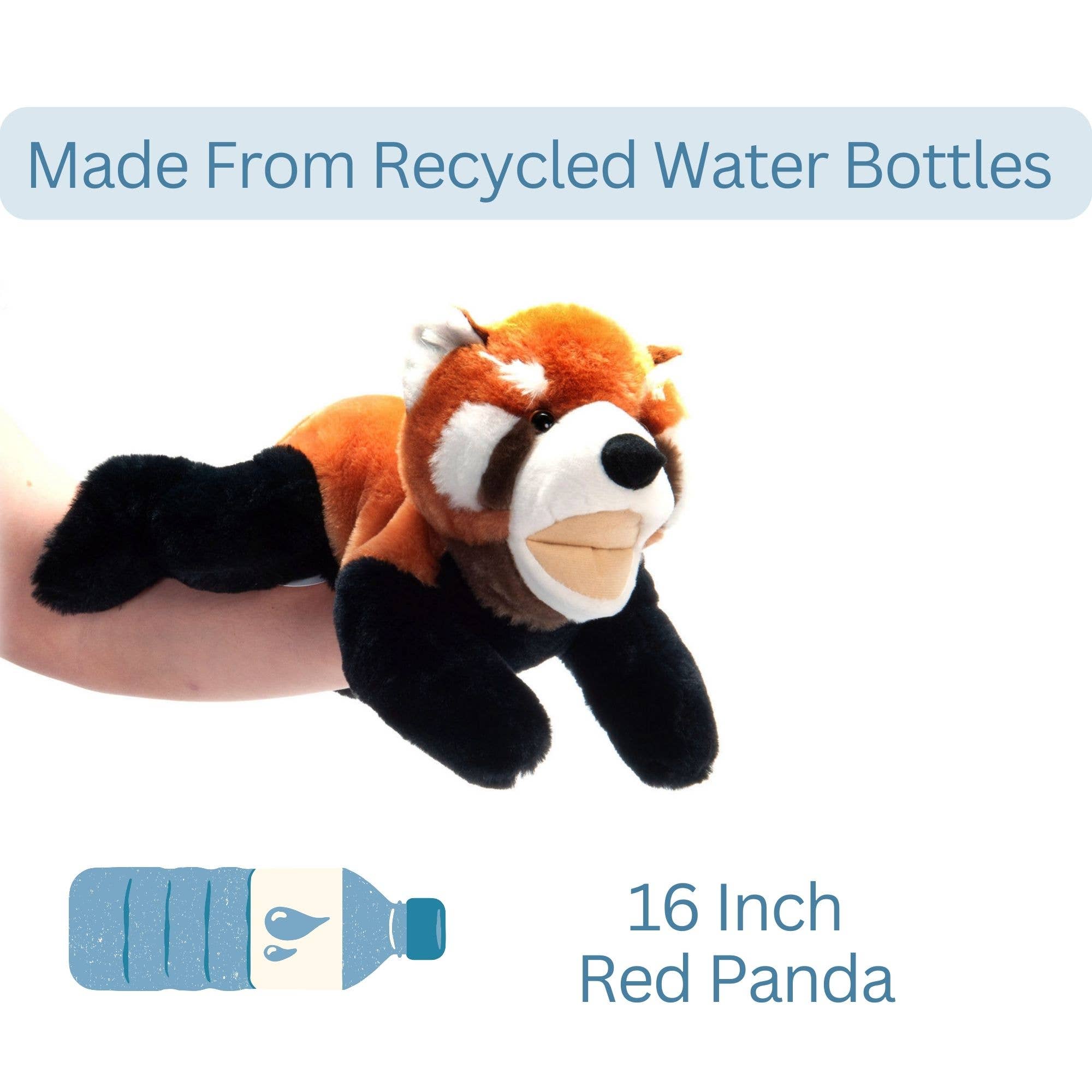 The Petting Zoo - Wholesale Puppet - Kids & Baby - 16" (40cm) Interactive Puppet Red Panda1