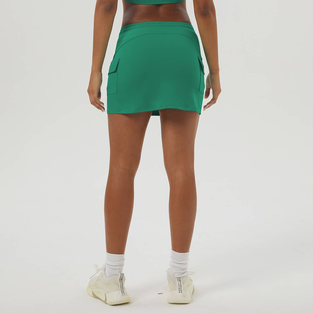 Sodalemon - Wholesale Athletic Skirt - Women's - Women Side Pockets Outdoor Fitness Drawstring Tennis Skirt1