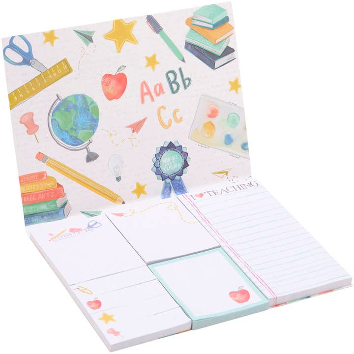 Primitives by Kathy - Wholesale Stationery/Notecard Set - It Takes A Big Heart Sticky Notes