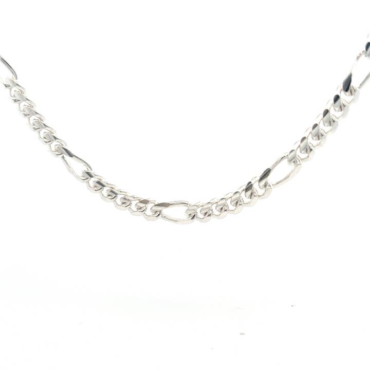 Italian Sterling Silver Men Cuban/Figaro Chain for wholesale by International Excellence
