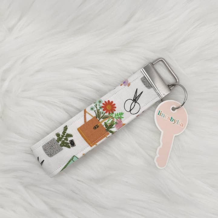 Gardener & Planter Wristlet Keychain for wholesale by Paper Giggles