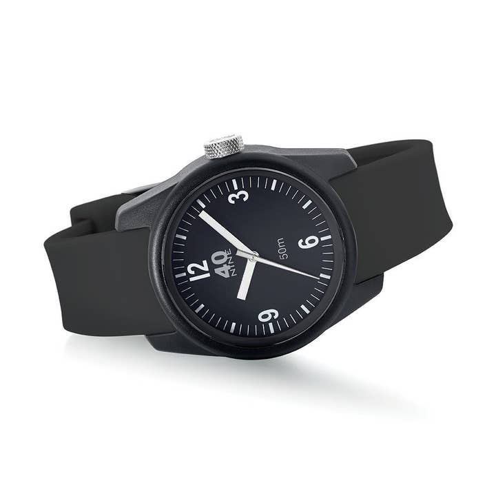 40Nine - Wholesale Wrist Watch - Women's - Basic 40N2.5.1L Ladies 35mm Watch - Black Dial - Black0