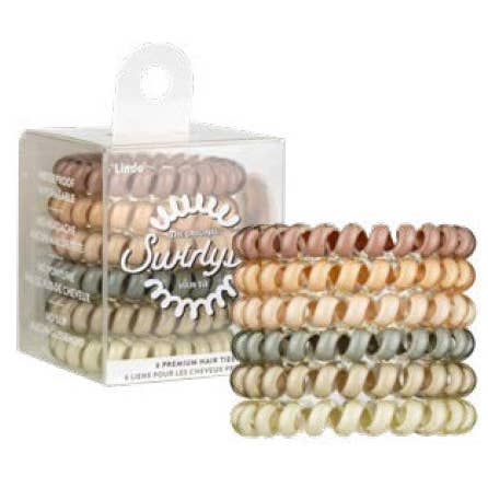 Lindo Medium SwirlyDo – 6pcs/pk – Cream Neutrals for wholesale by Lindo