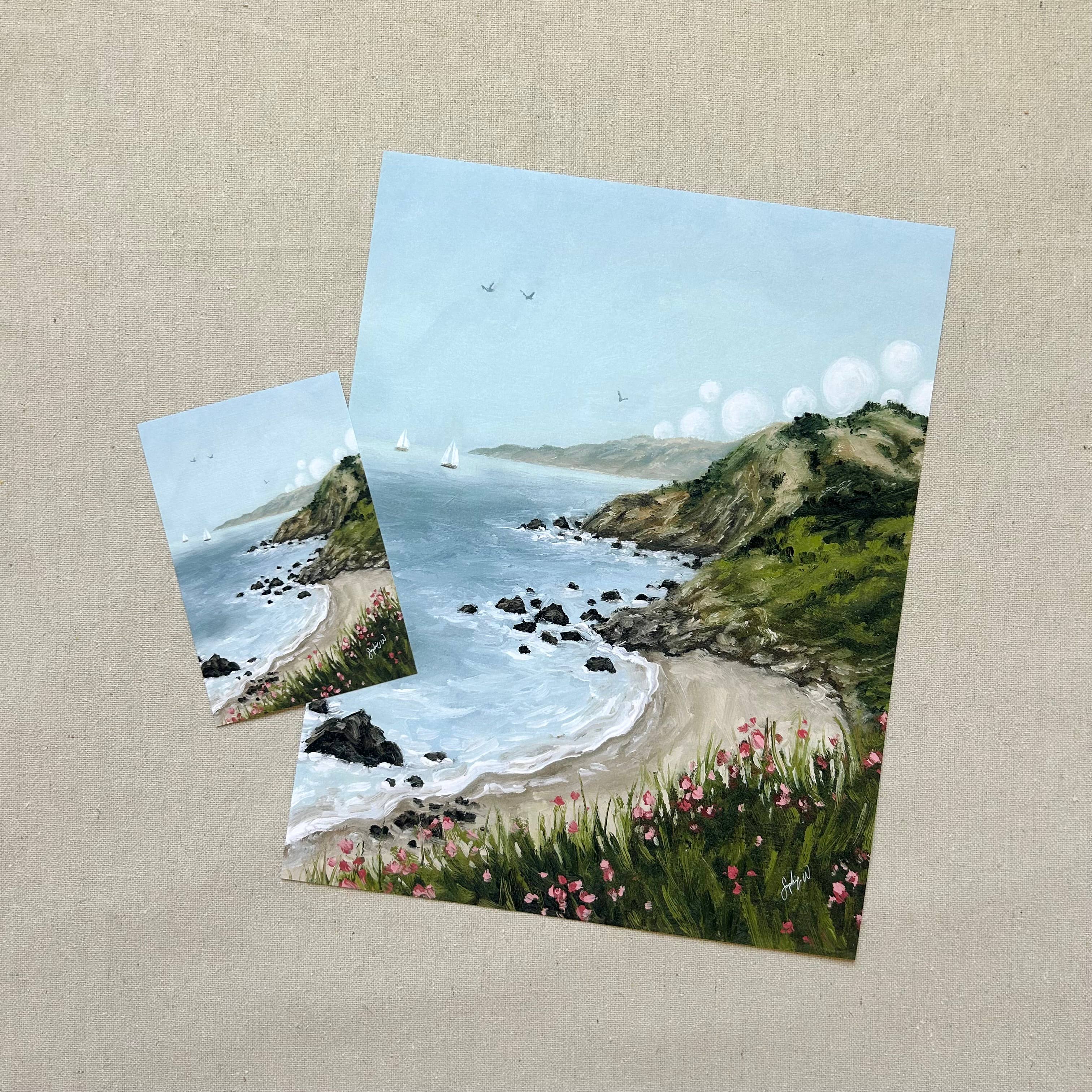 sophie wyatt studio. - Wholesale Art Print - "A Love Letter to the Sea" Fine Art Print0