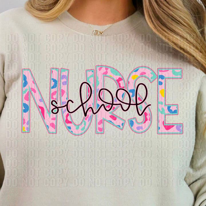 Handwritten School Occupation DTF Transfer for wholesale by K and M Designs