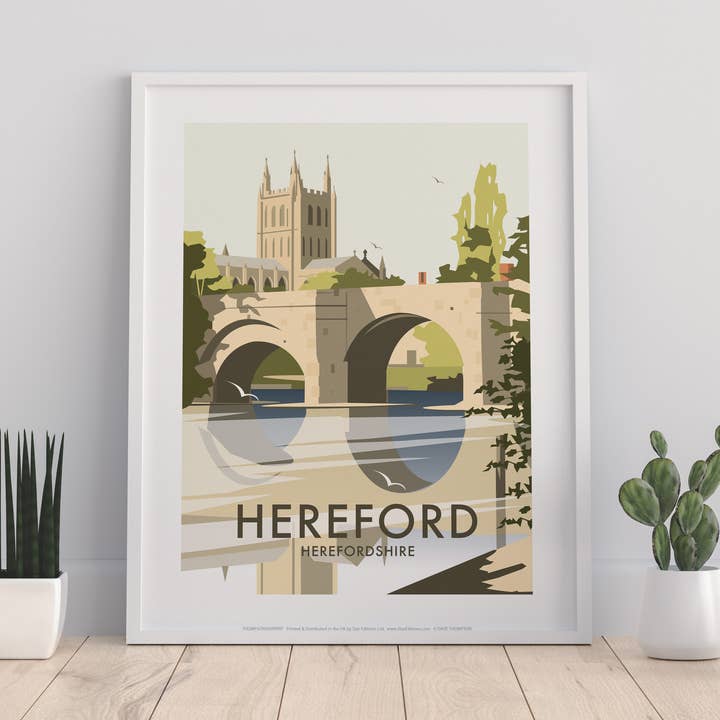 Lámina premium Hereford By Artist Dave Thompson, 11 x 14 pulgadas para venta al por mayor de Star Editions