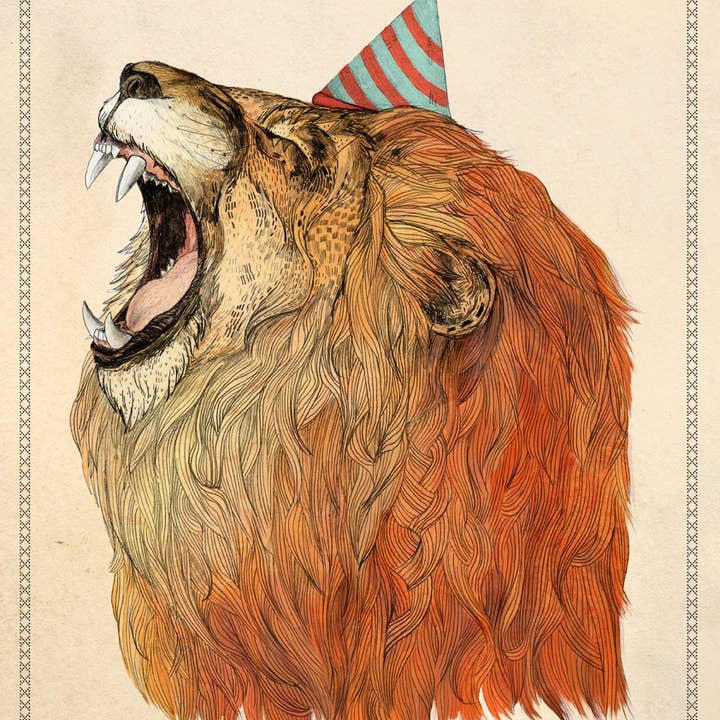 Fødselsdagsløve//Underskrevet for engroshandel hos Sandra Dieckmann