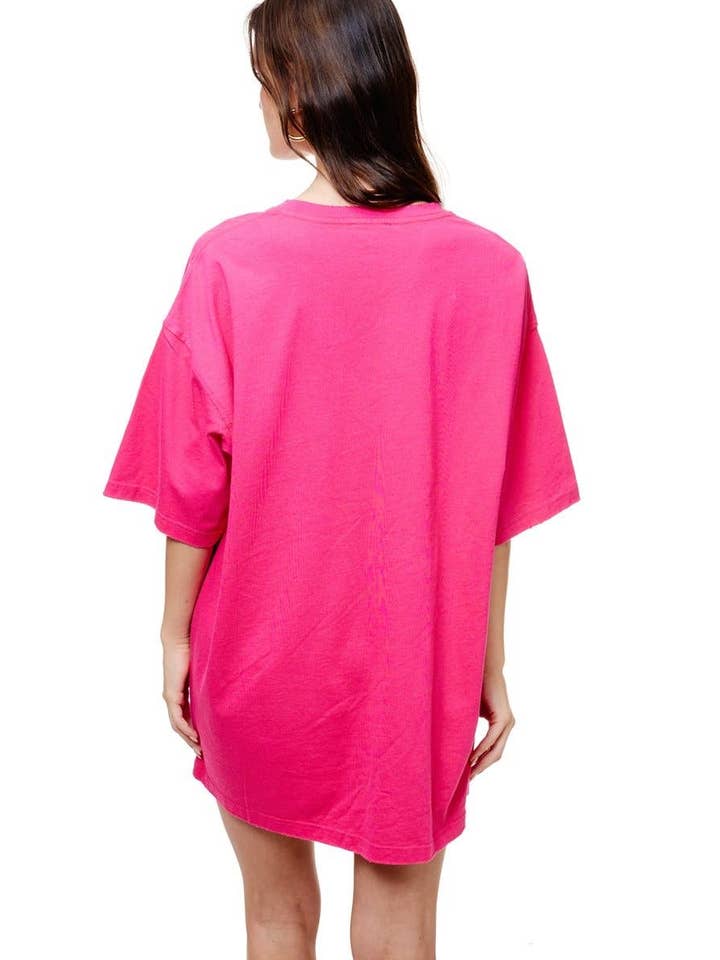 Foryeri - Wholesale Screen Printed T-Shirt - Women's - PUFF' American Flag Oversized Graphic Top1