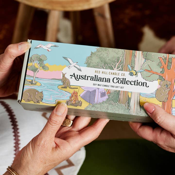 Red Hill Candle Co. - Wholesale Travel candles - Australian Trio Gift Pack of Soy Candles3