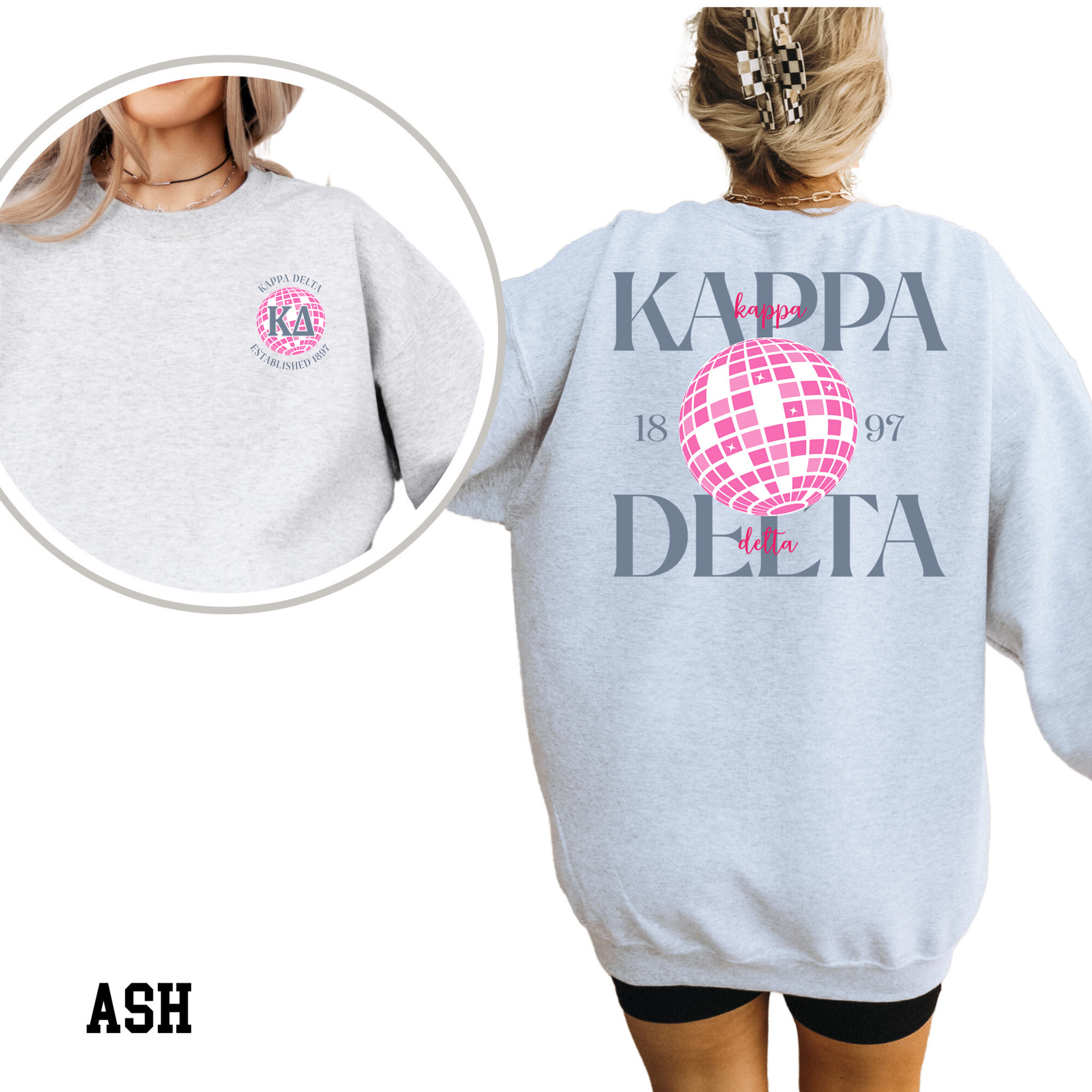 Kite and Crest - Wholesale Graphic Sweatshirt - Women's - Disco Sorority Sweatshirt15