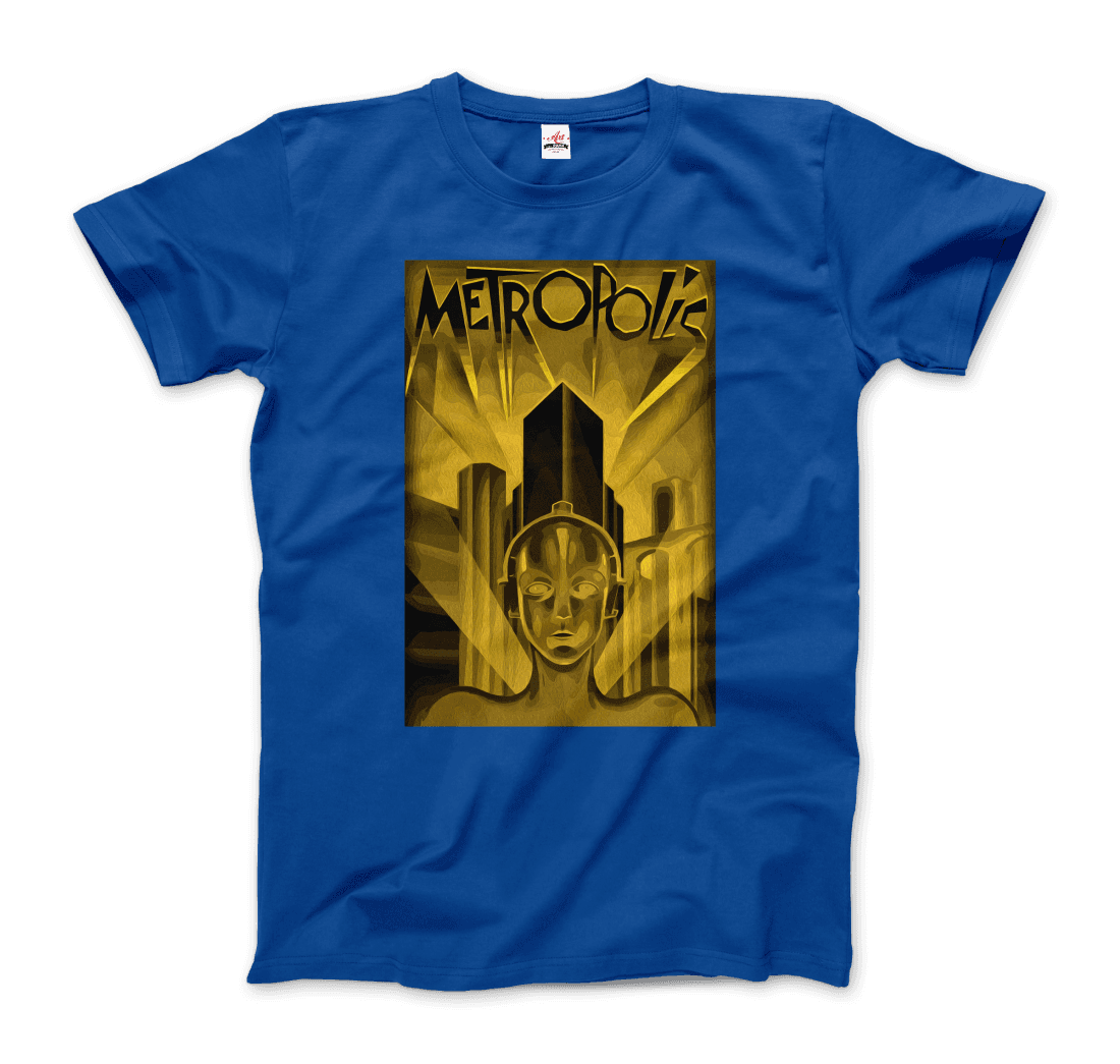 Art-O-Rama Shop – wholesale T-shirt (graphic) – unisex – Metropolis - 1927 Movie Poster Reproduction in Oil Paint T-Shirt13