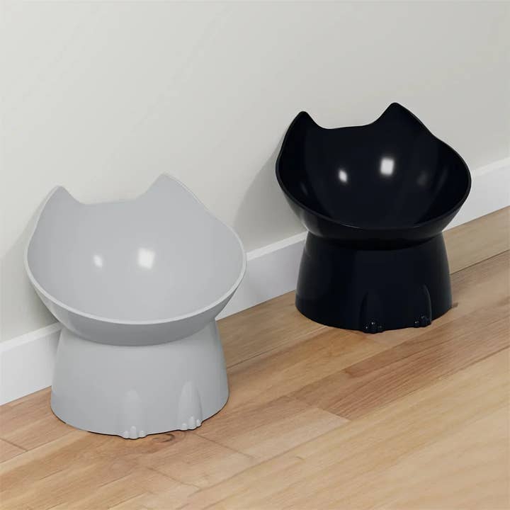 Super Santa - Wholesale Pet Bowl - Cat/Dog - Elevated Cat Bowl with Tilted Anti-Tip Design1