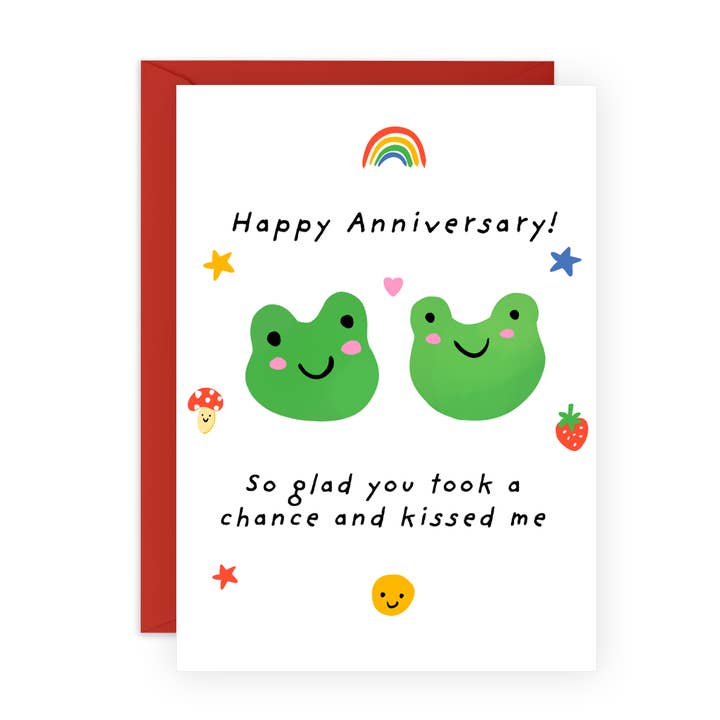 FROG ANNIVERSARY Love Card for Him, Her for wholesale by Central 23 Cards
