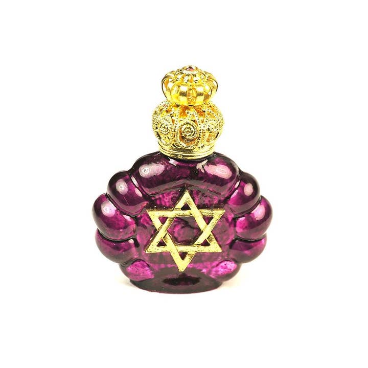 GSZ corporation DBA Gabriella's Gifts – wholesale Atomiser bottle – Czech Decorative Star of David Jewish Perfume Oil Bottle