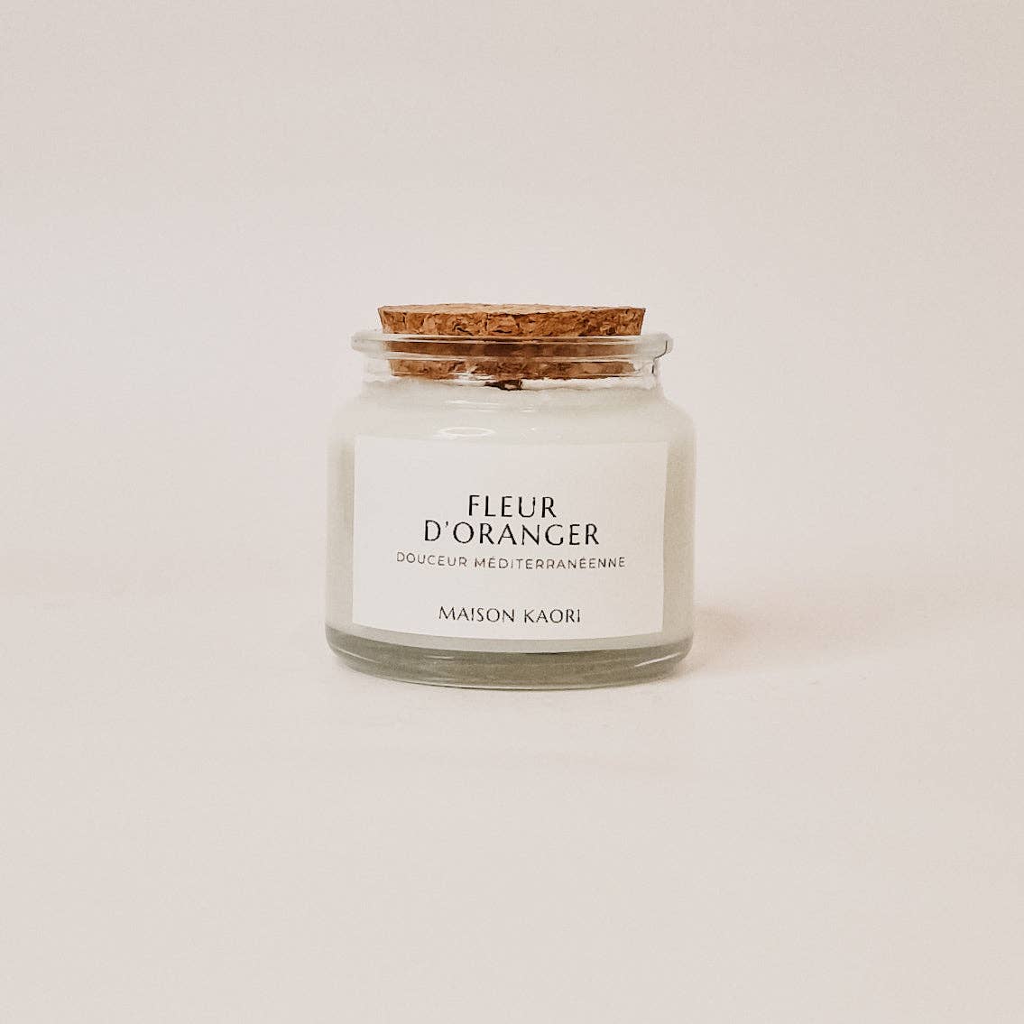 Maison Kaori - Vente Bougie en bocal - Fleur d'oranger - Mes petites bougies - cire végétale de soja - 80ml0