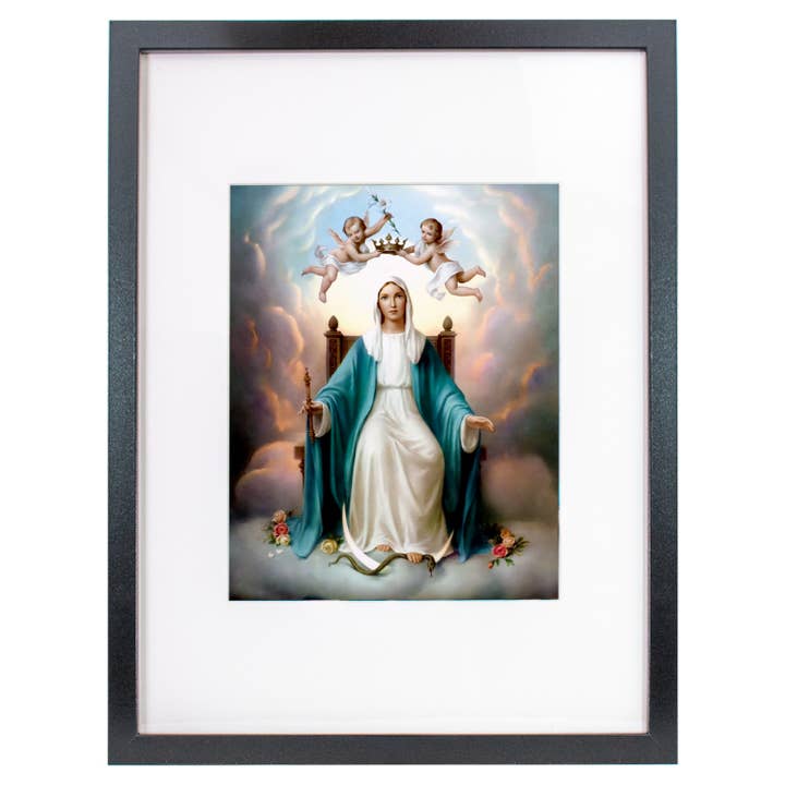 Art mural encadré Santa Maria de Gracia 17" pour la vente par Oremus Mercy