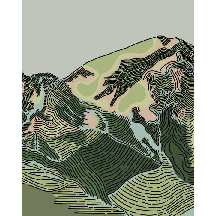 Là où l'eau coule - Impression d'archives pour la vente par Lily McAlpin