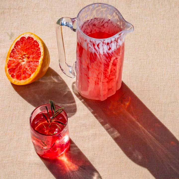 Xaquixe Handblown Glass - Large Pitcher in Assorted Colors or Clear for wholesale by Sprout Enterprise