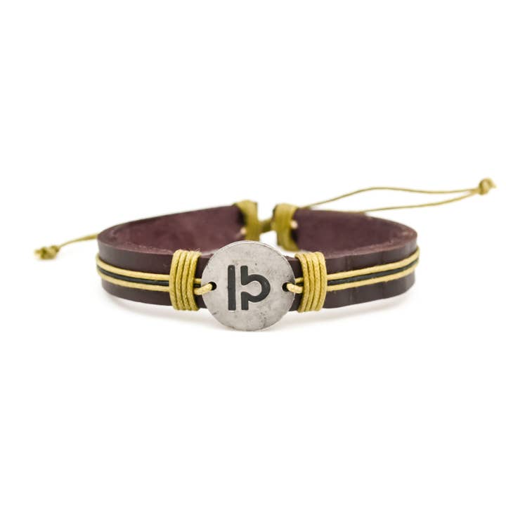 Anju Jewelry - Wholesale Charm/Dangle Bracelet - Zodiac Pewter Libra Glyph Bracelet