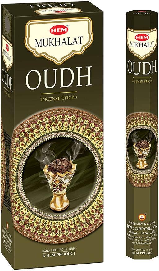 International Gifts Ltd. - Wholesale Incense - Hem Mukhalat Oudh Incense Sticks 9``-0460