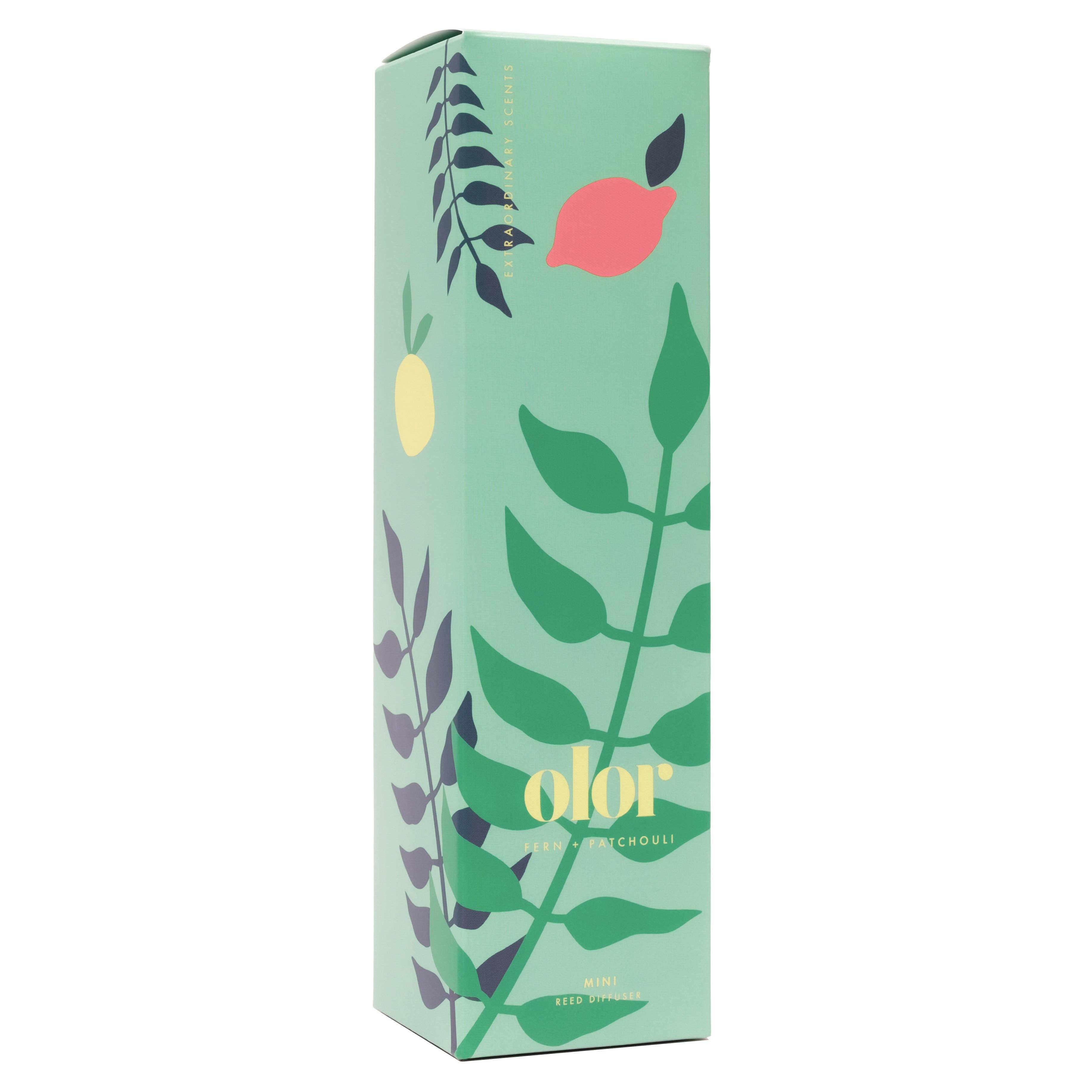 OLOR - Wholesale Reed Diffuser - Fern + Patchouli Mini Reed Diffuser3