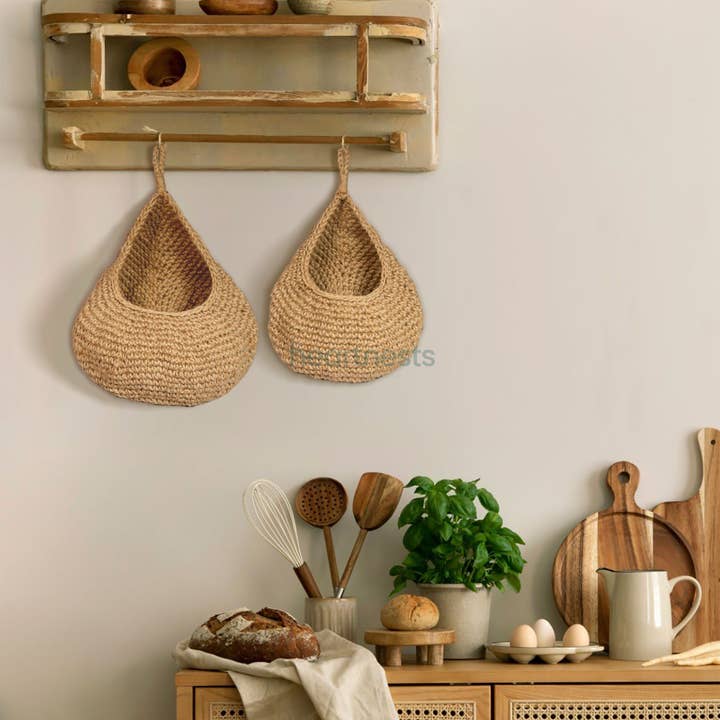 heartnests - Wholesale Mand - Onia Zeegras Hangmand - Set van 22