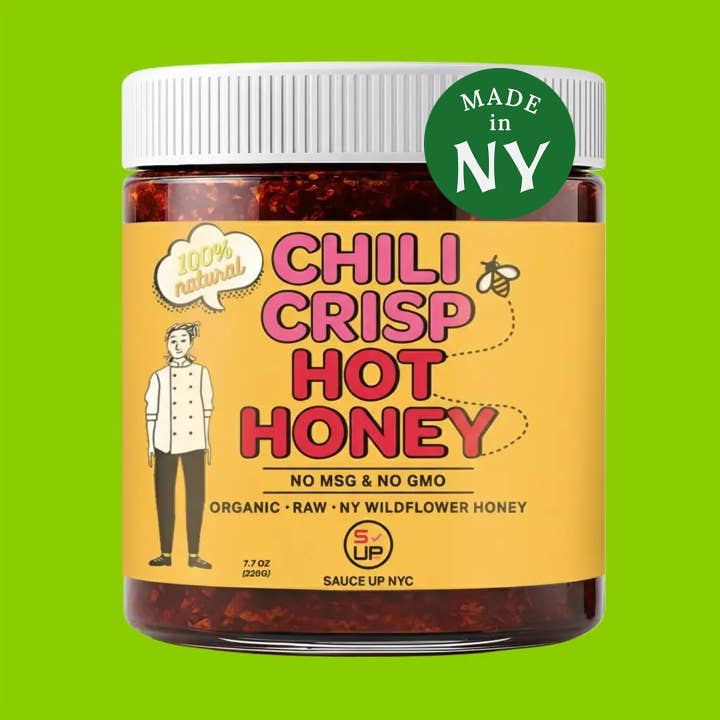 100% naturlig håndværker Chili-Crisp-Hot-Honning for engroshandel hos SAUCE UP NEW YORK