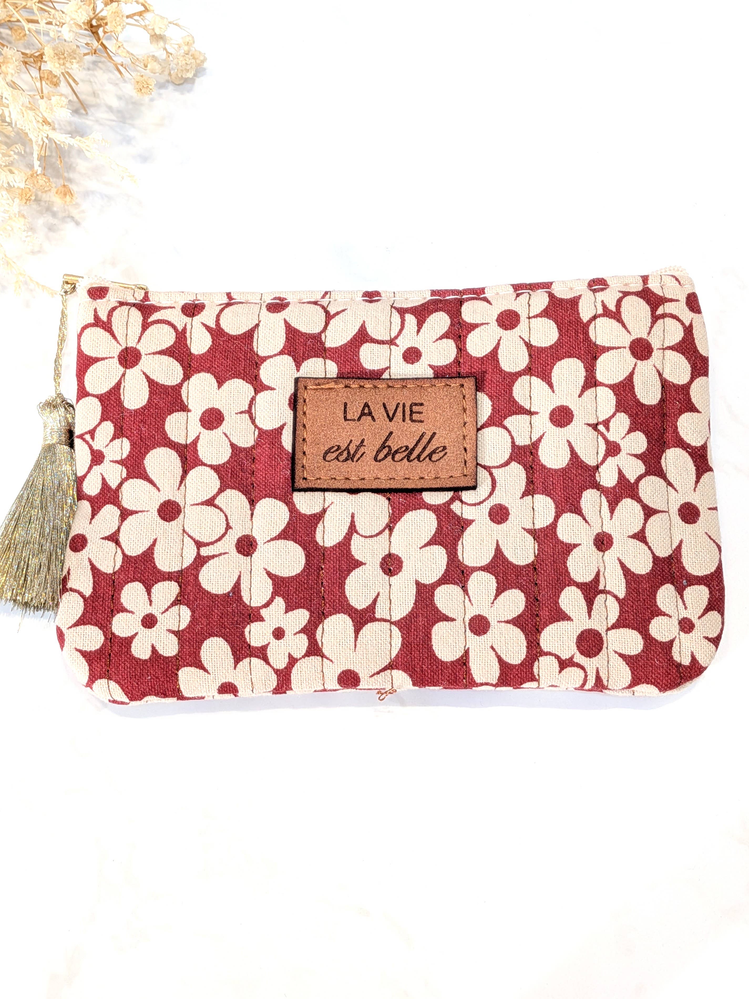 LOLO & YAYA - Vente Pochette – femme - 46574 Pochette fleur en tissu1