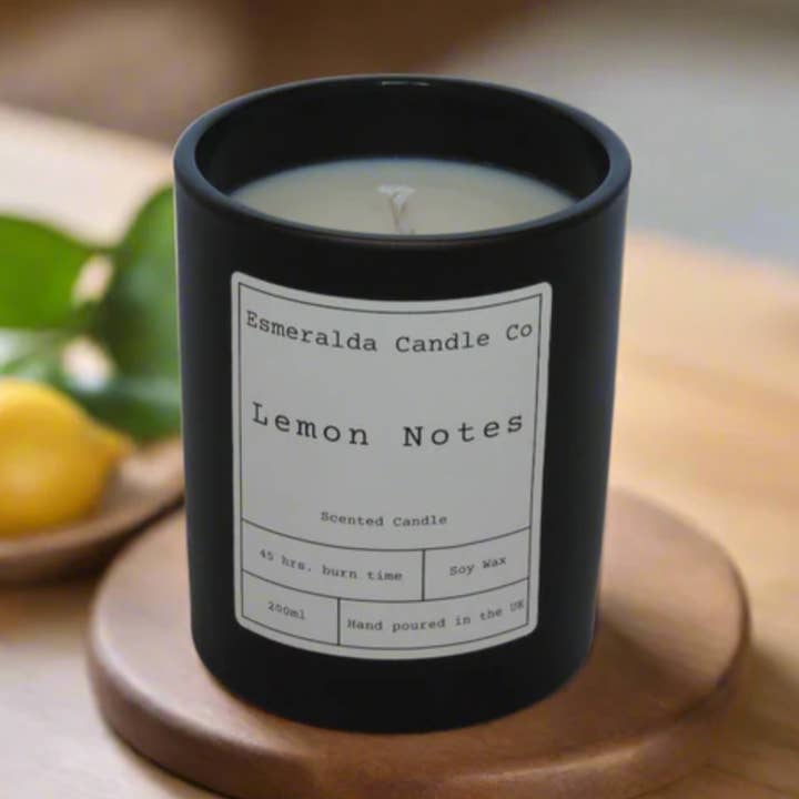 Esmeralda Candle Co – Lemon Notes Scented Candle for wholesale by Esmeralda Candle Co