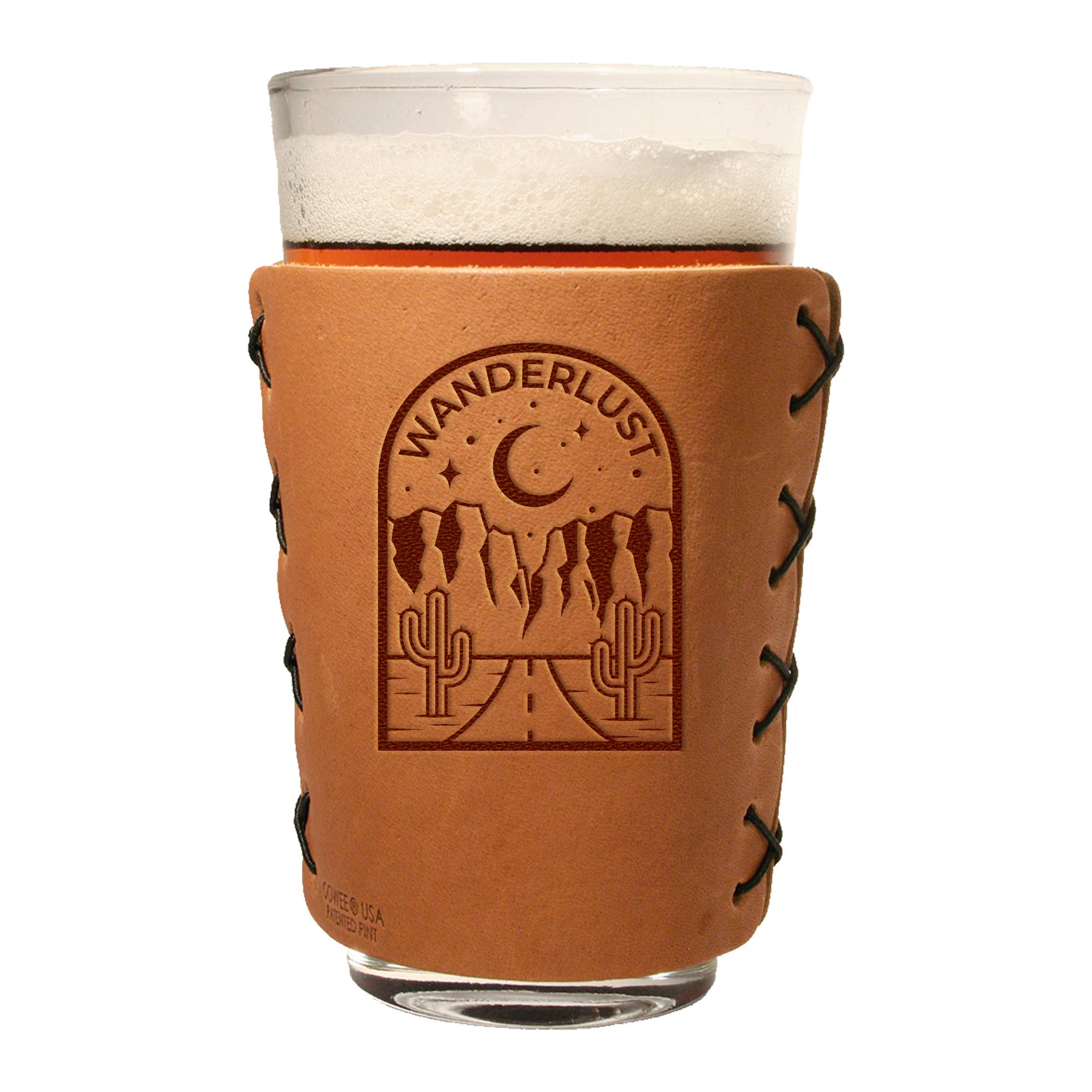 Oowee Products - Wholesale Drinking Glass/Cup - Retail Ready Pick-A-Logo Leather Pint Glass Sleeve and Box13