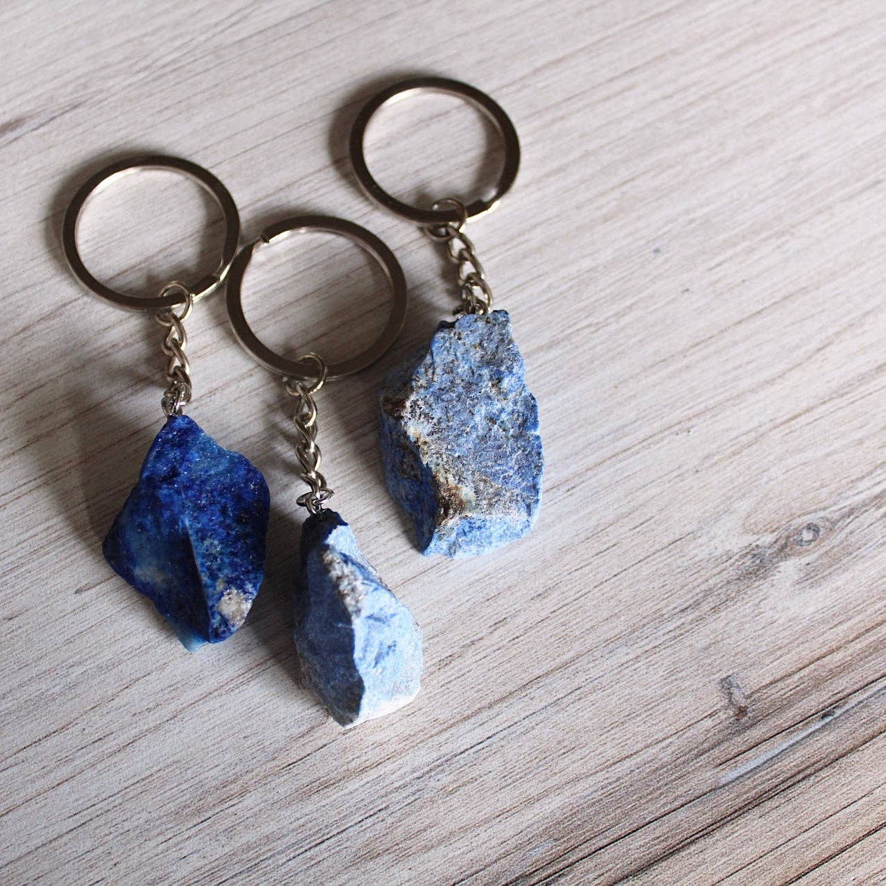 Pebble House - Wholesale Keychain - Unisex - Raw Crystal Keychain (Crystals & Stones)13