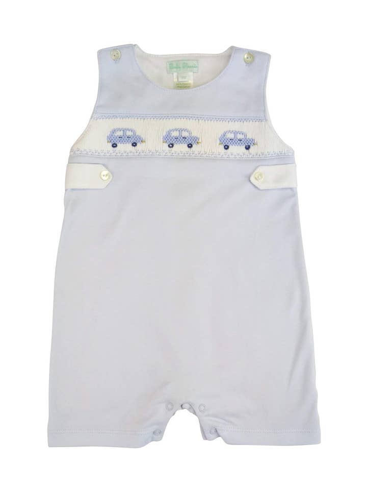 Mono infantil de algodón Pima Smocked de la marca Cars para venta al por mayor de Baby Threads