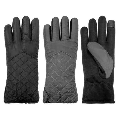 Ladies Quilted Tusser Commuter Glove - 65216 for wholesale by Grand Sierra